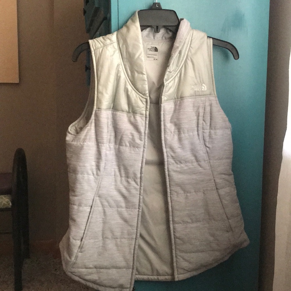 North face grey vest